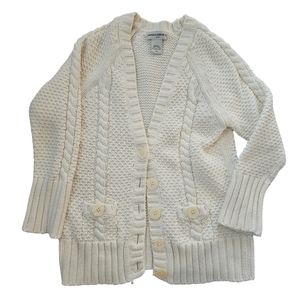 Banana Republic crochet v-neck cardigan